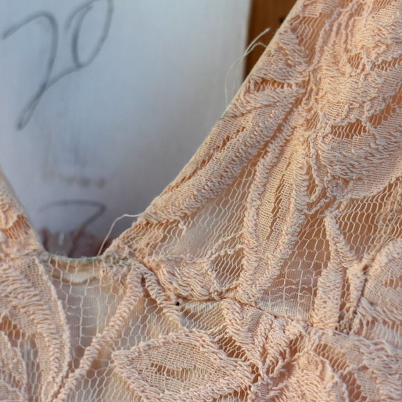 Nasty Gal Little By Little Lace Blush Mini Dress - Picture 3 of 8